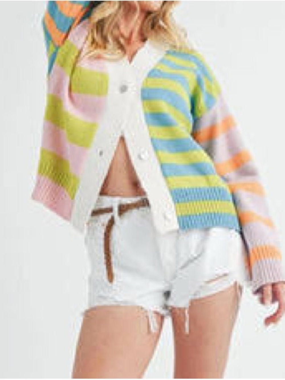 Aemi & Co. Flavia Spring Sweater Cardigan Size Small - Picture 2 of 12